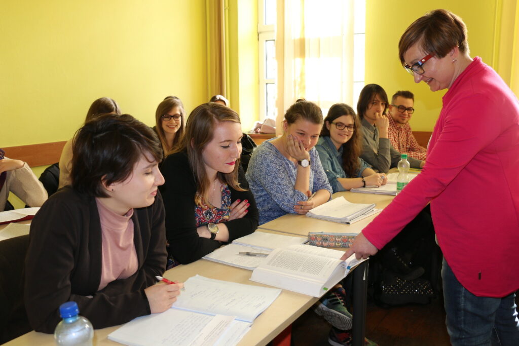 studenci na zajęciach