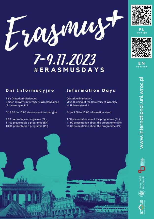 Erasmus days 7-9.11.23