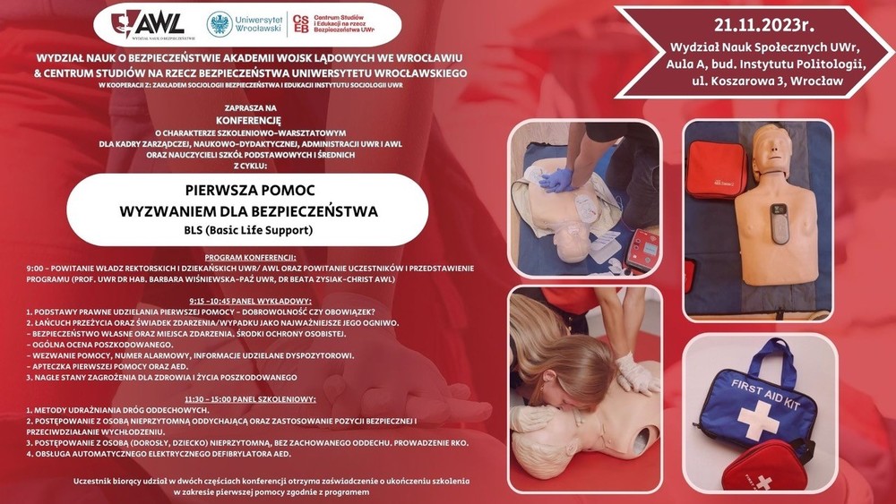 Pierwsza pomoc wyzwaniem dla bezpieczeństwa